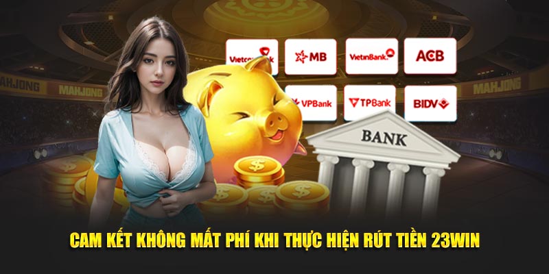 Cam kết hội viên sẽ không mất phí khi rút tiền 23WIN